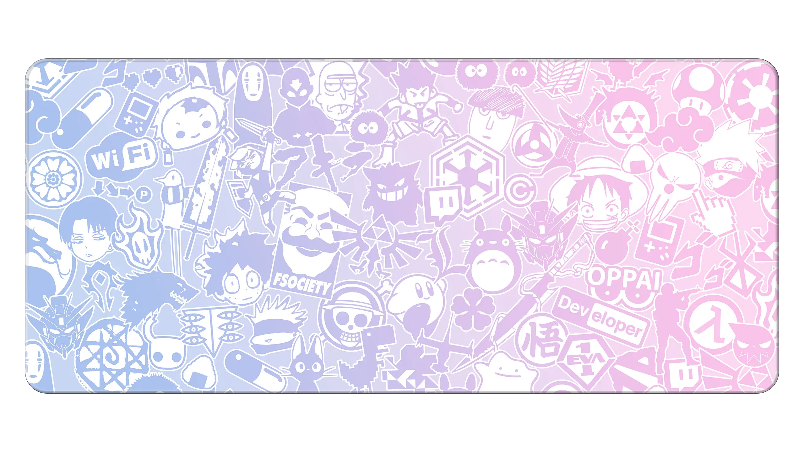 Sticker Clash Mousepad
