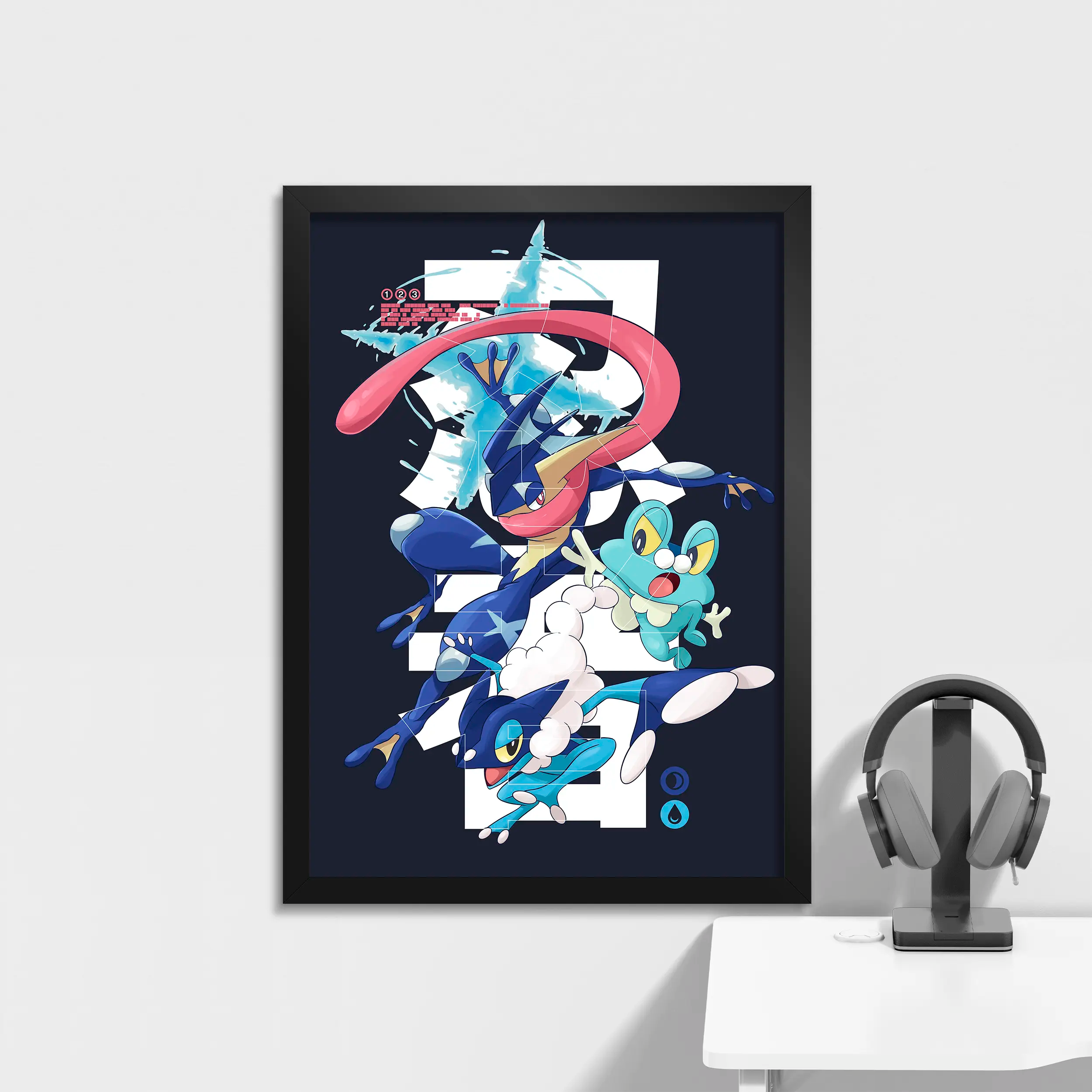 Ninja Frog Art Print
