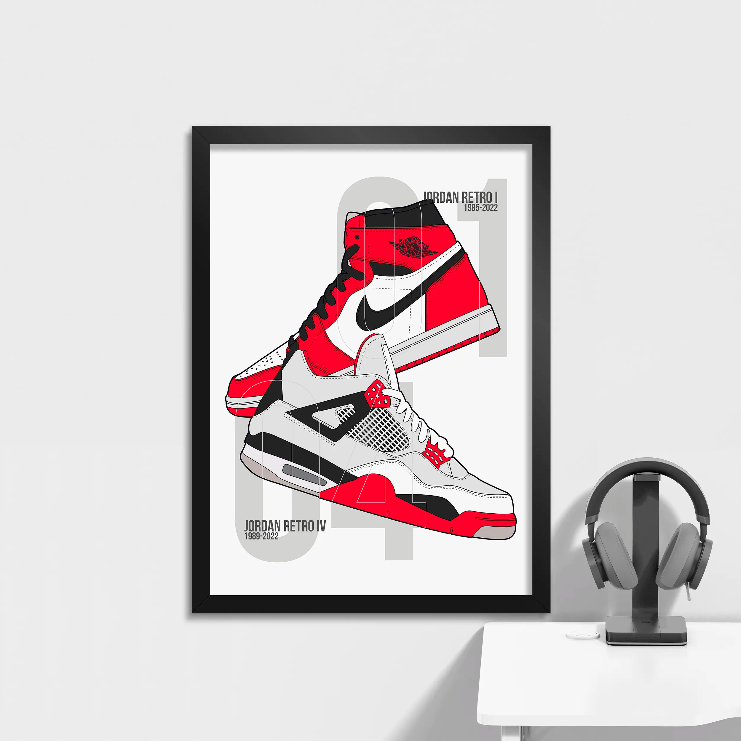 Sneakers Art Print