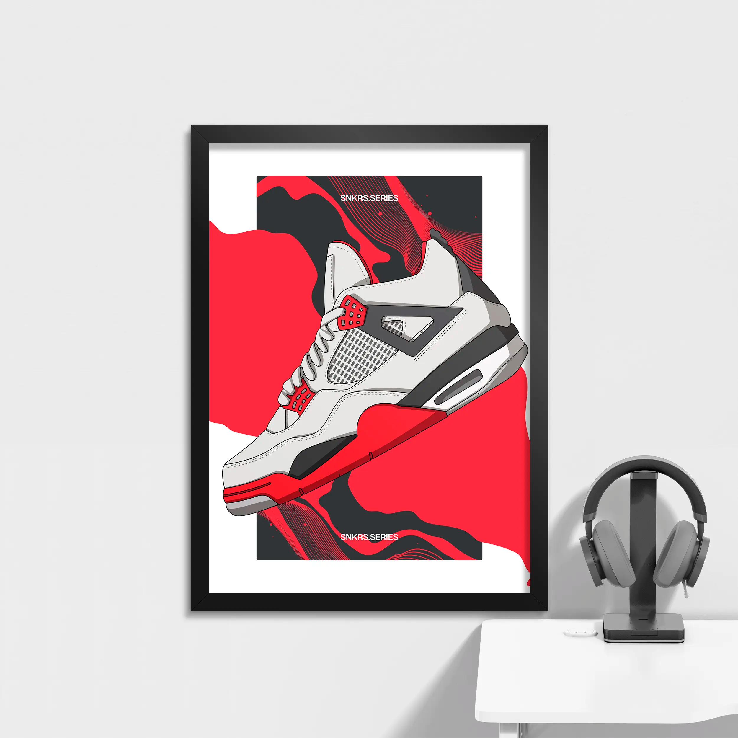 Jordan 4s Art Print