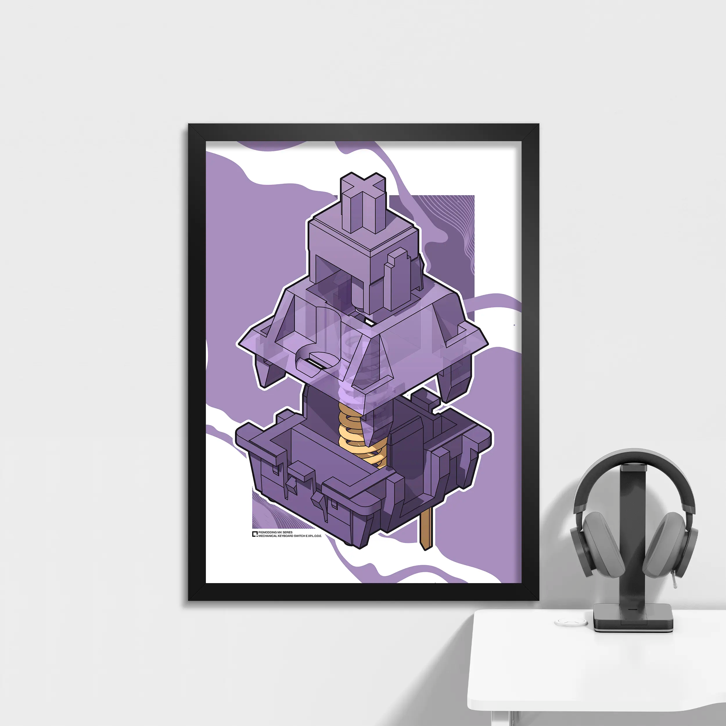 Keyboard Switch Art Print