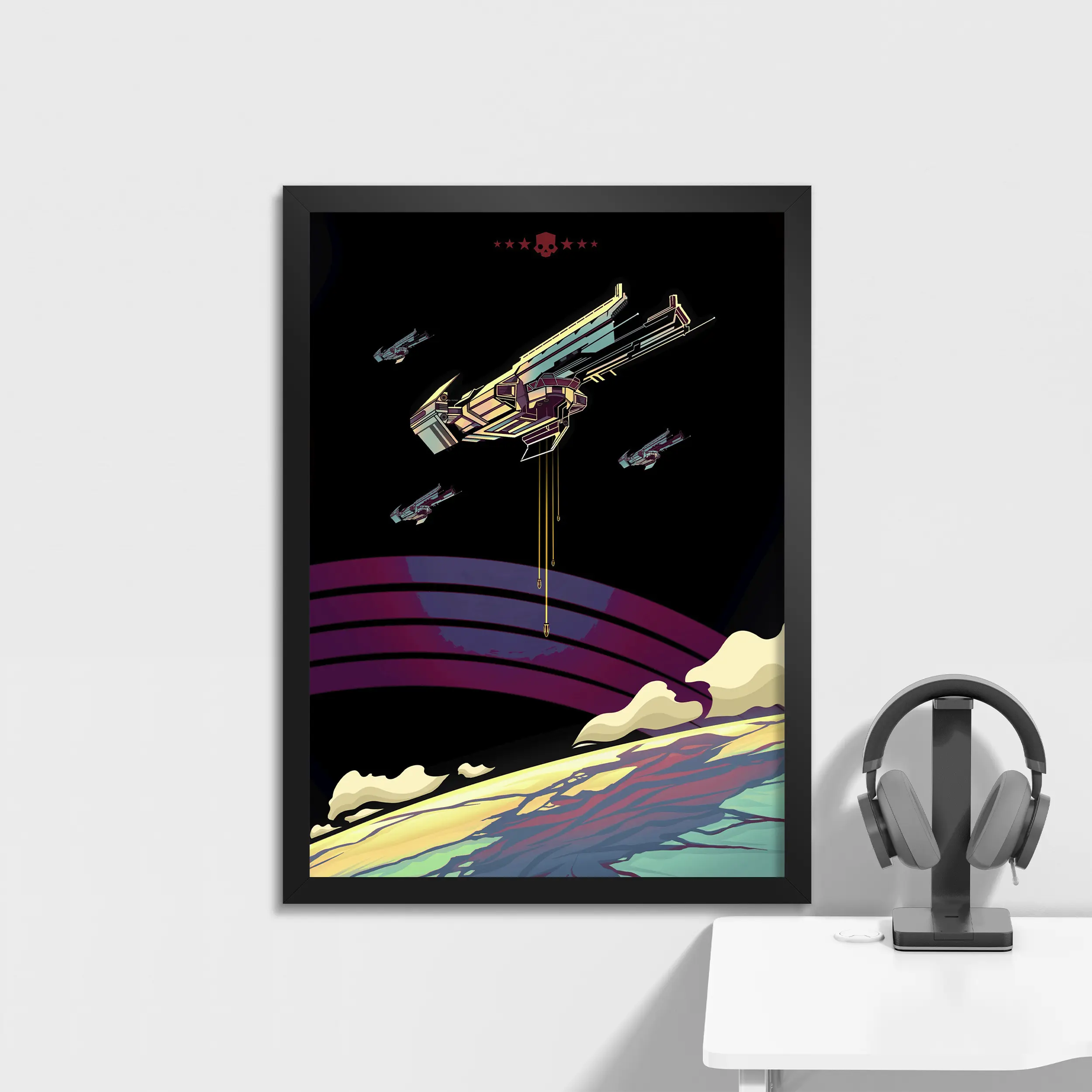 Galactic Fleet Art Print