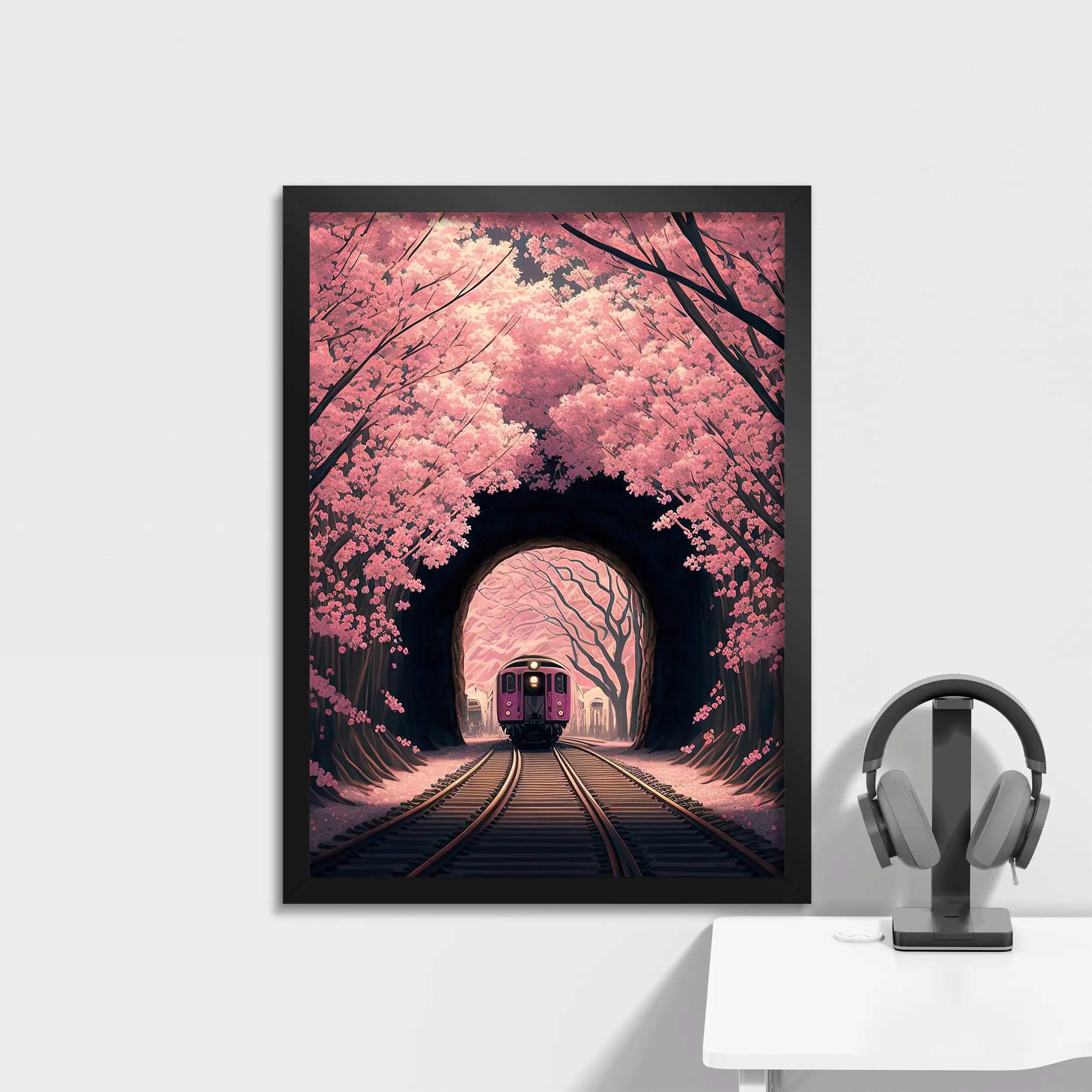 Cherry Blossom Express Poster