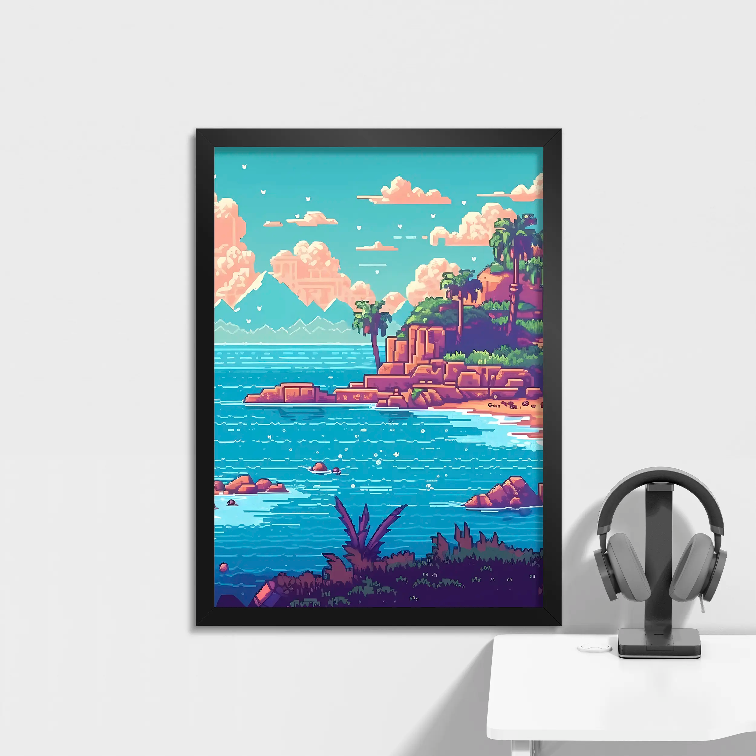 Pixel Paradise Poster