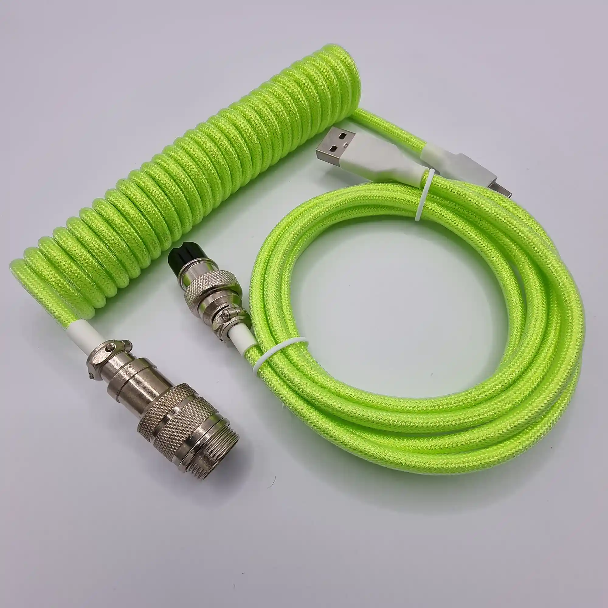 coiled aviator cable