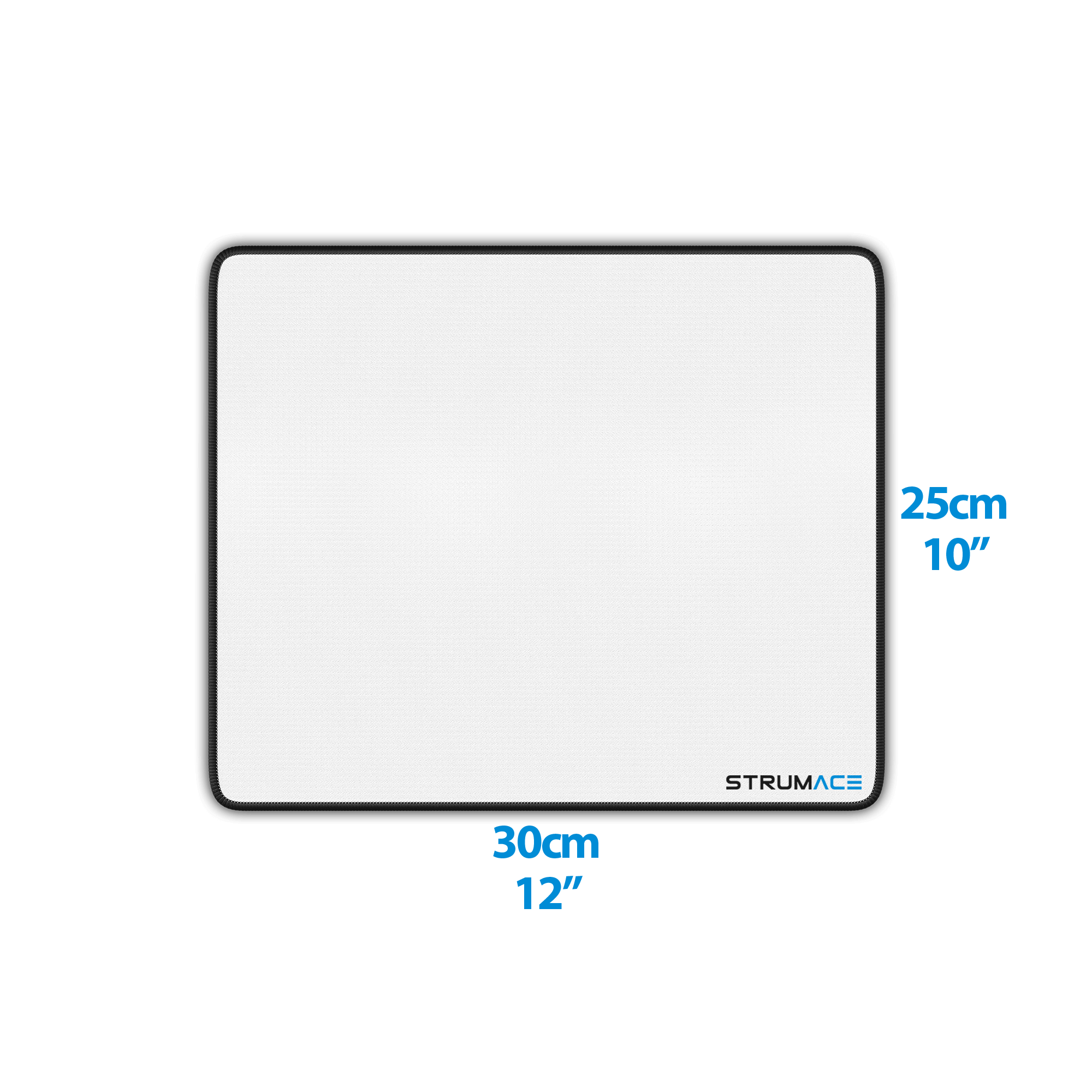 small white gaming mousepad
