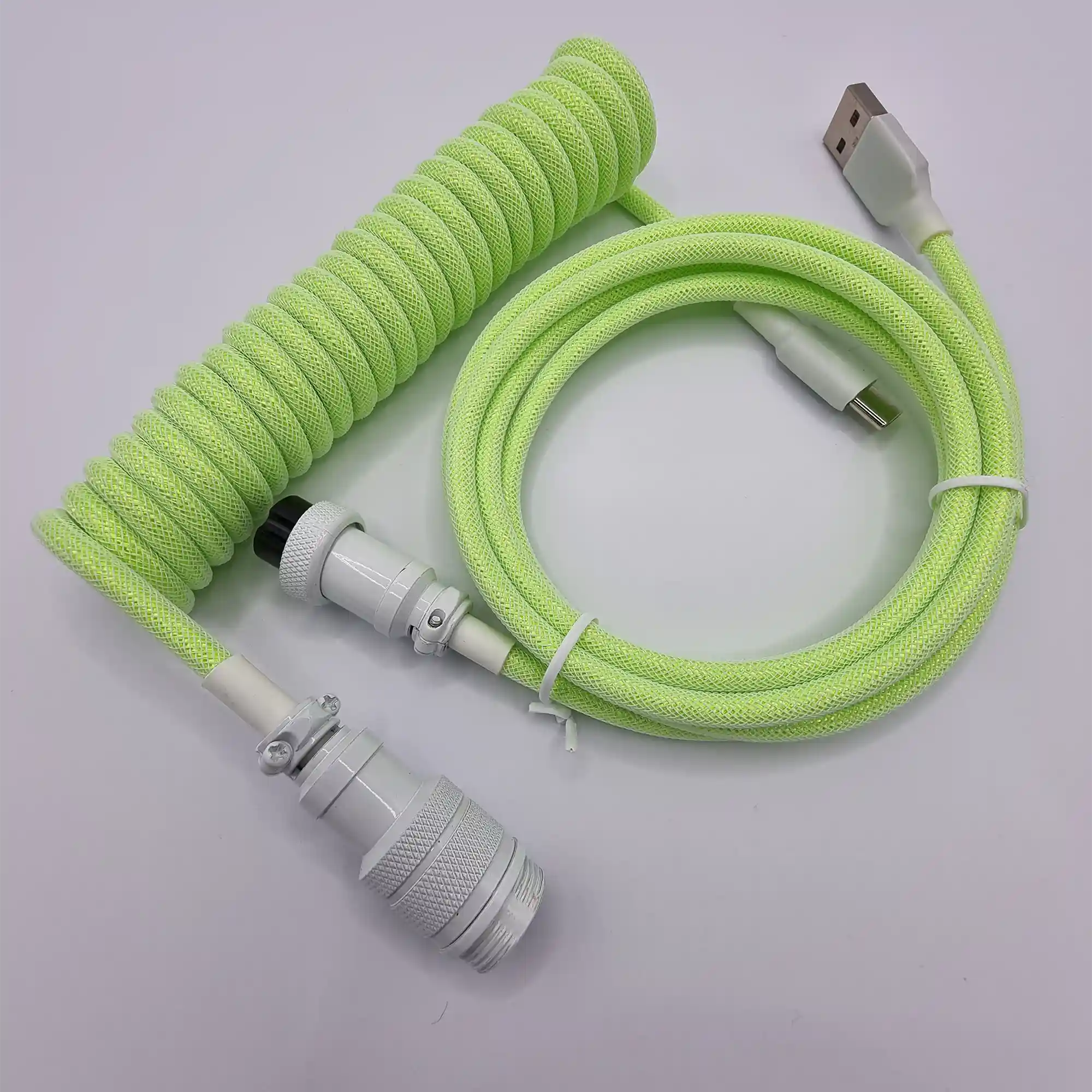 coiled aviator cable