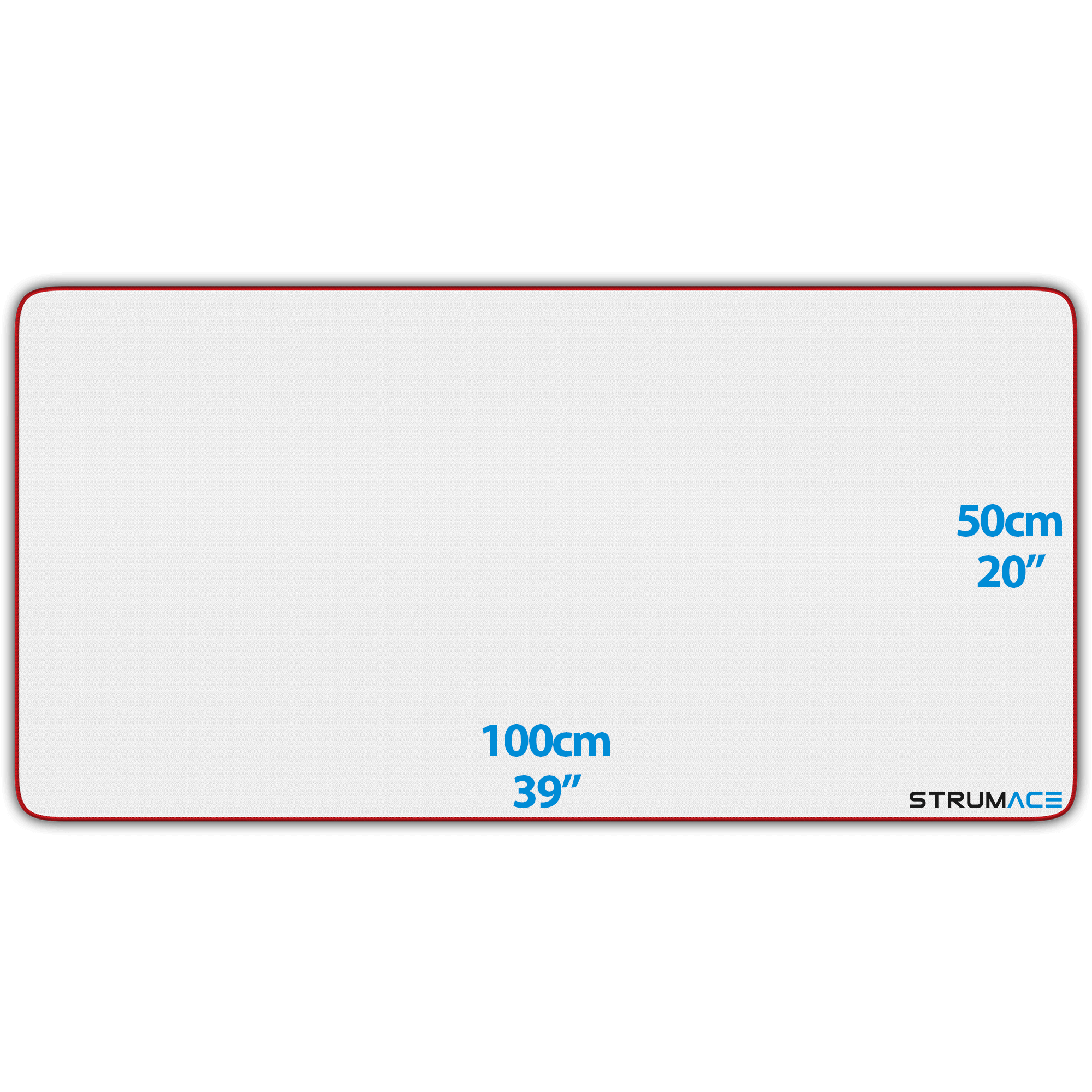 Extended Max White Gaming Mousepad