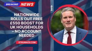 Nationwide Rolls Out Free £550 Boost for UK Households – No Account Needed