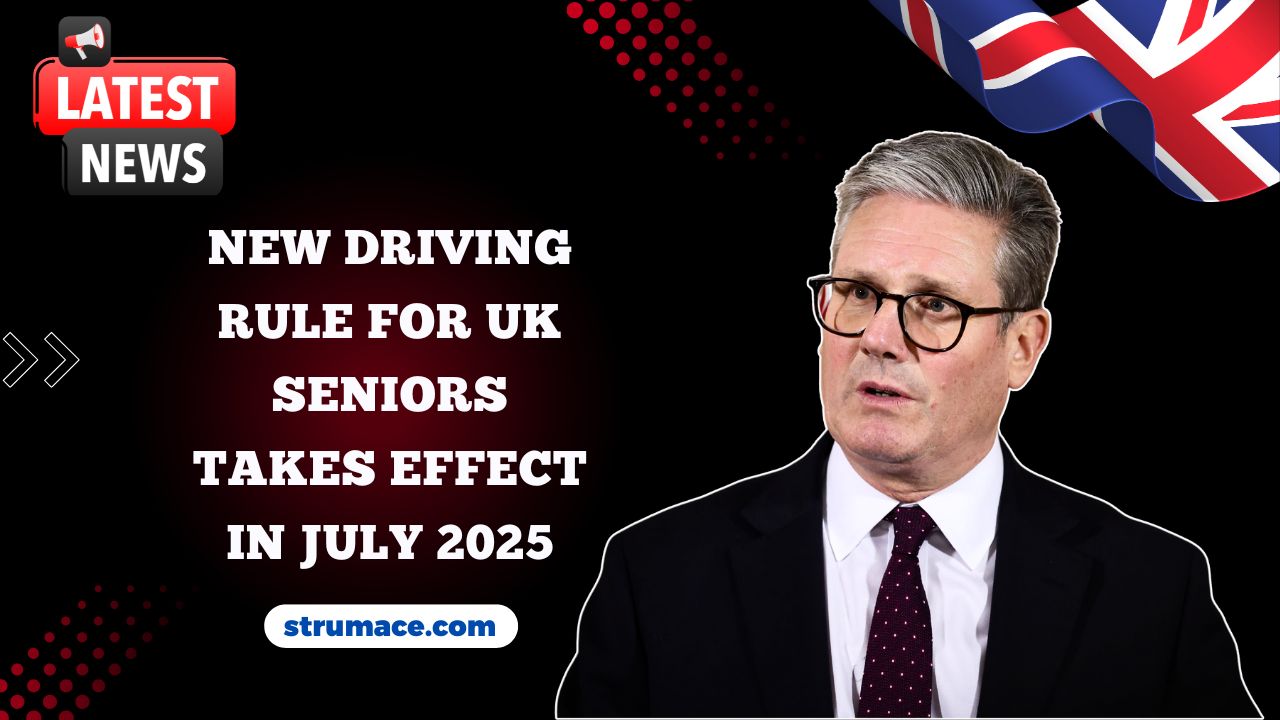 New Driving Rule For UK Seniors Takes Effect In July 2025 – What Drivers Over 70 Need To Know