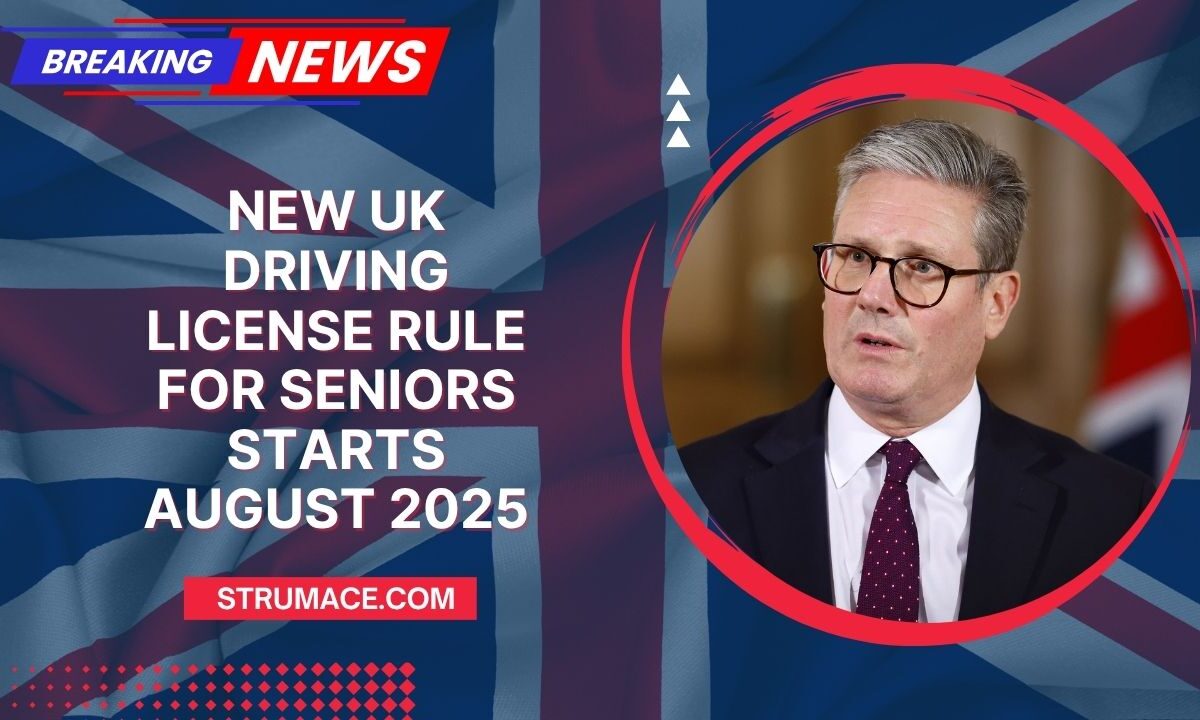 New UK Driving License Rule For Seniors Starts August 2025 – Major Medical Changes For Drivers Over 70