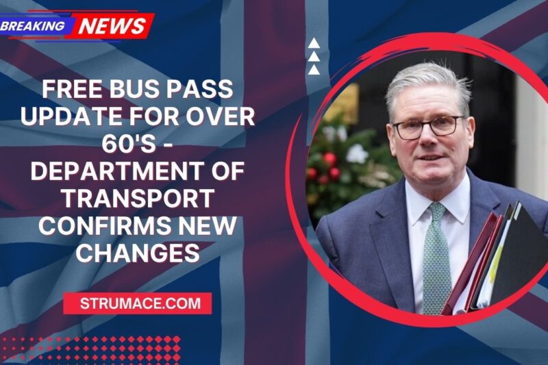 Free Bus Pass Update For Over 60's - Department Of Transport Confirms New Changes