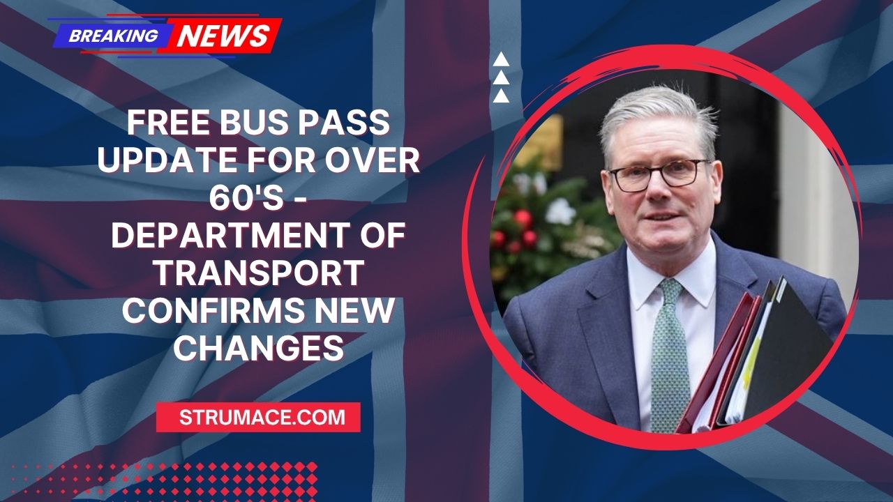 Free Bus Pass Update For Over 60's - Department Of Transport Confirms New Changes