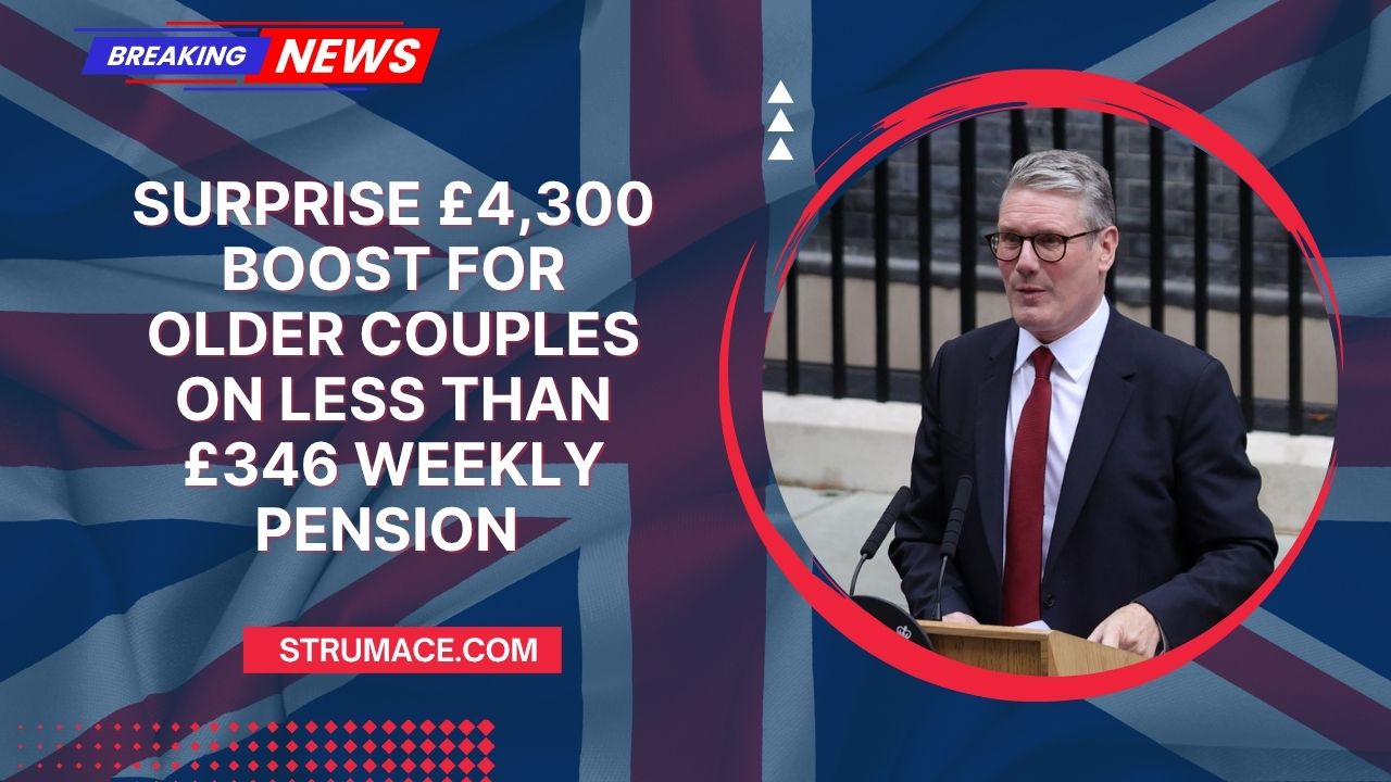 Surprise £4,300 Boost For Older Couples On Less Than £346 Weekly Pension – Check If You Qualify!