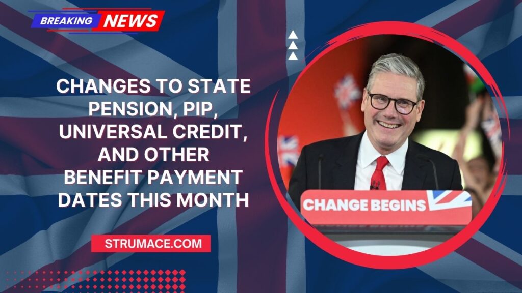 Changes to State Pension, PIP, Universal Credit, and Other Benefit Payment Dates This Month