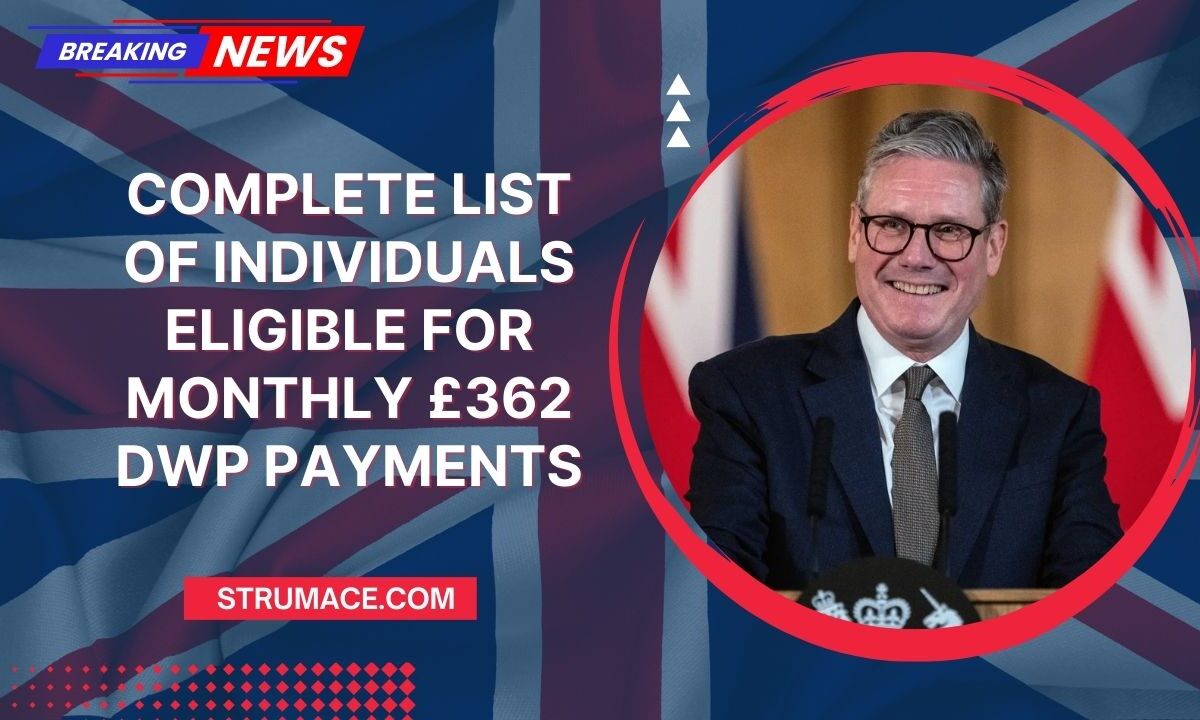 Complete List of Individuals Eligible for Monthly £362 DWP Payments