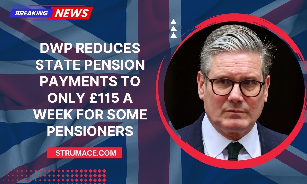 DWP Reduces State Pension Payments to Only £115 a Week for Some Pensioners