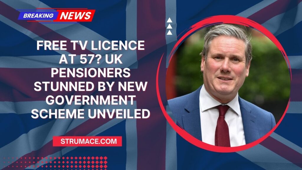 Free TV Licence At 57? UK Pensioners Stunned By New Government Scheme Unveiled