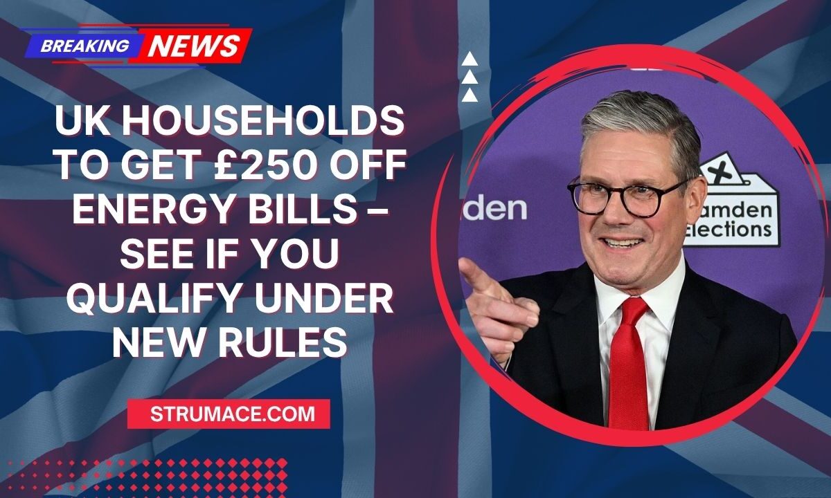UK Households To Get £250 Off Energy Bills – See If You Qualify Under New Rules
